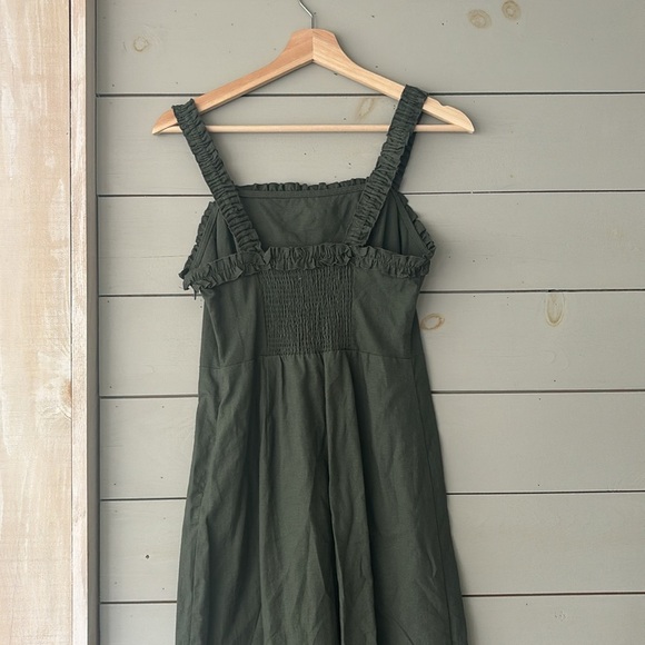 Urban Outfitters Remy Linen-Blend Midi Dress – Size Small - Picture 5 of 9